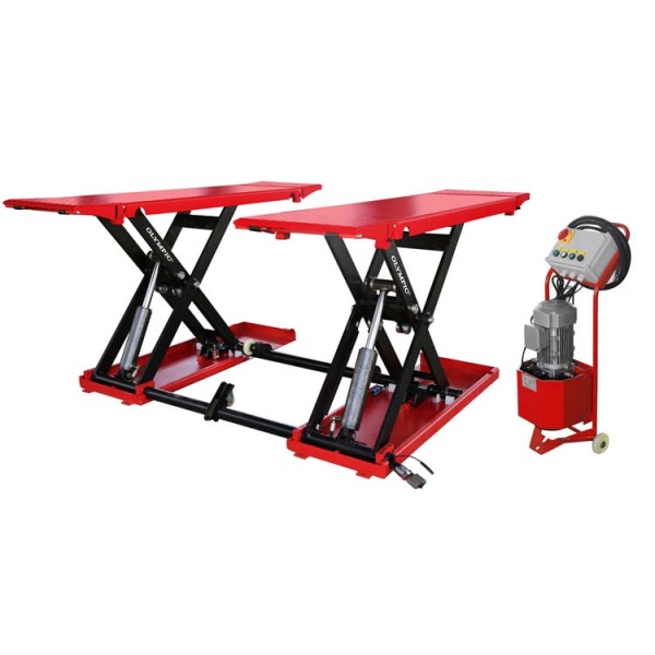 MRSL-75 7,500 Gold Series Portable Mid-Rise Scissor Lift / Dual Cylinders / Electric Lock Release