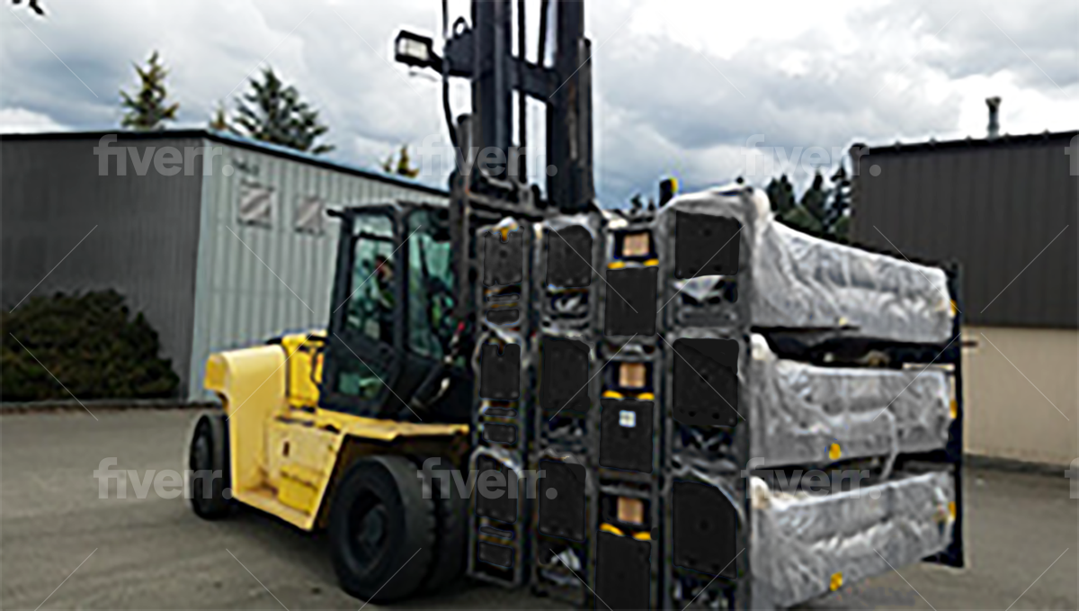 Olympic Equipment Shipping Forklift