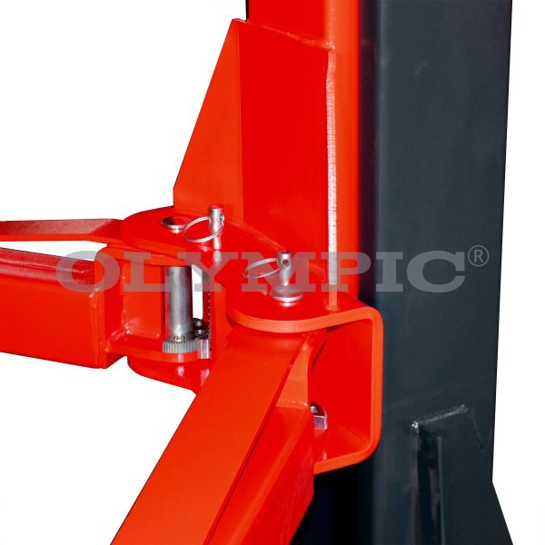 2PCFHD-15 Olympic Equipment 2 Post Car Lift Arm From Angle