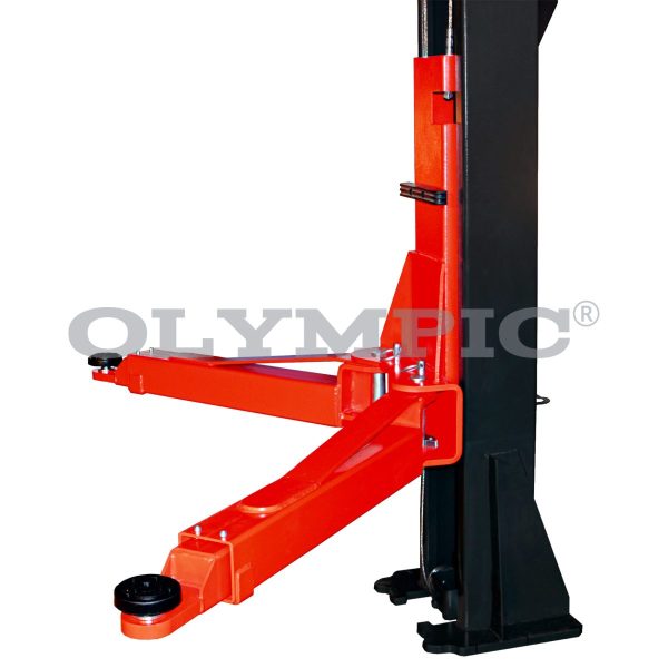 2PCFHD-15 Olympic Equipment 2 Post Car Lift Arm From Side (1)