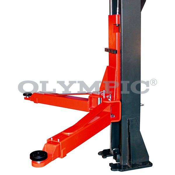 2PCFHD-15 Olympic Equipment 2 Post Car Lift Arm From Side