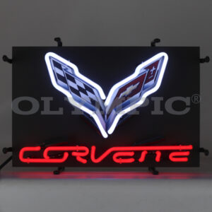 Corvette C7 Junior Neon Sign With Backing O-5SMC7J